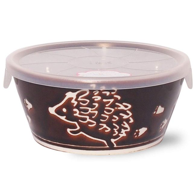 Minorutouki Small Bowl, Hedgehog Fish 5.4 inches (13.7 cm) Diameter, Lightweight Pack Small Bowl