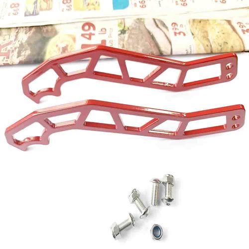 Can AM Can-Am Maverick X3 X DS RS Turbo R Max 2 Door 4 Door Models Custom Door Latches"Stainless Steel" (Red)