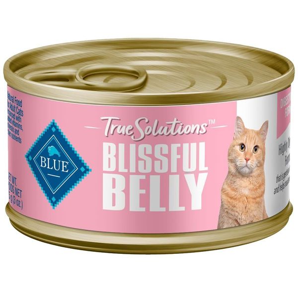 Blue Buffalo True Solutions Blissful Belly Wet Cat Food 12 Cans Chicken