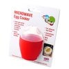 Egg Cooker - Red with Clear Lid