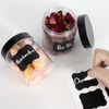 Clear Plastic Jars With Lids 12 Pack 400ML BPA Free Container Storage jars UK