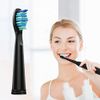 10 Pack Toothbrush Heads Compatible for Fairywill Toothbrush Heads FW-507/508/515/551/917/959/2011, FW-D1/FW-D3/FW-D7/FW-D8, Most SG Series, HP126A, TB-5 Moderately Soft Bristles Brush (Black)