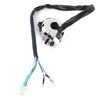 Motorcycle Handlebar Switch, Turn Signal, Horn, Light Function Switch, Left Handle, Aluminum Material, Wired Type, Wide Application, Practical, Bike Modification Control Switch, Handlebar Diameter 0.9