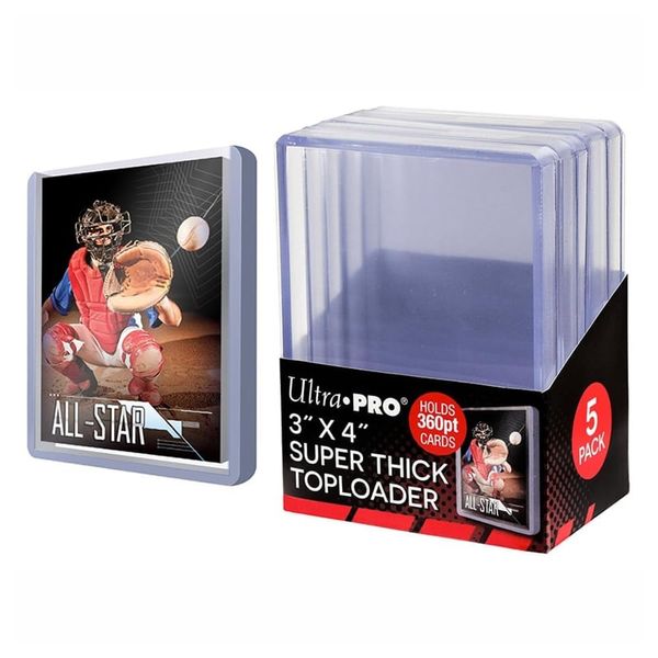Ultra Pro 85239 Super Thick 360 PT. Trading Card Top Loader (5 ct.)