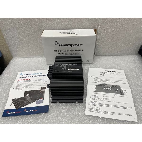 Samlex Power DC-DC Step-Down Converter 24VDC-12VDC NEW