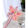 Bowbear Crystal Party Headband, Glittery Butterfly