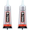 B7000 Super Glue Adhesive, Multi-Function Glues, Transperant Paste Adhesive (B7000-2x25ML)