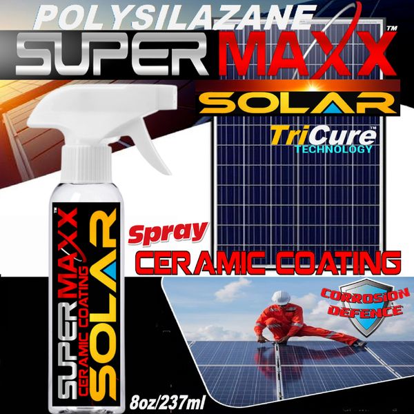 SOLAR PANEL KIT SELF CLEANING ADVANCED 2 - YEAR PROTECTION CERAMIC COATING SPRAY