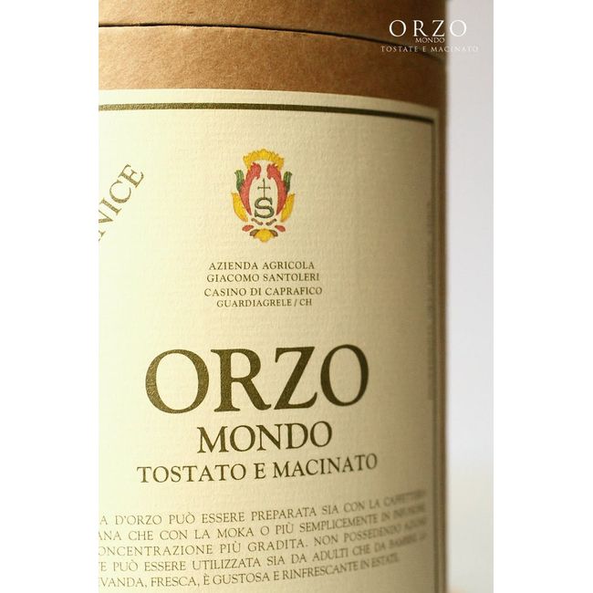 Orzo Mondo / Orzo coffee by Giacomo Santoleri, Made in Italy