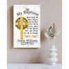 Personalized Baptism Gift Plaque -