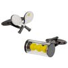 Cuff-Daddy Tennis Racquet and Balls Cufflinks with Presentation Box