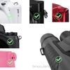 YMTHamaz3 Camera Neck Strap Thin Leather/Binoculars Strap Black