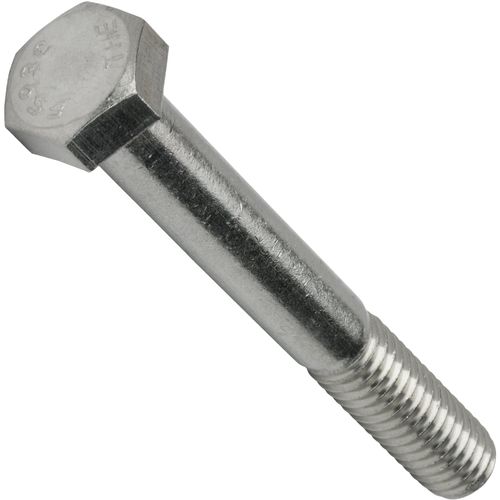 1/2-13 x 7" Hex Head Cap Screw Bolts, External Hex Drive, Stainless Steel 304, Partially Threaded, Stainless Steel, Quantity 10 by Fastenere