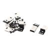 uxcell Mini USB B Type Male Connector 5 Pin Solder Plug Adapter Replacement Part