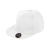 Result Unisex Core Bronx Original Flat Peak Snapback Solid Colour Cap (One Size) (Heather Grey)