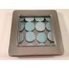 Elegant Light Blue 16 Magnet Set