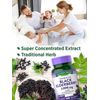 Black Elderberry Capsules | 100 Count | Super Concentrated Sambuc