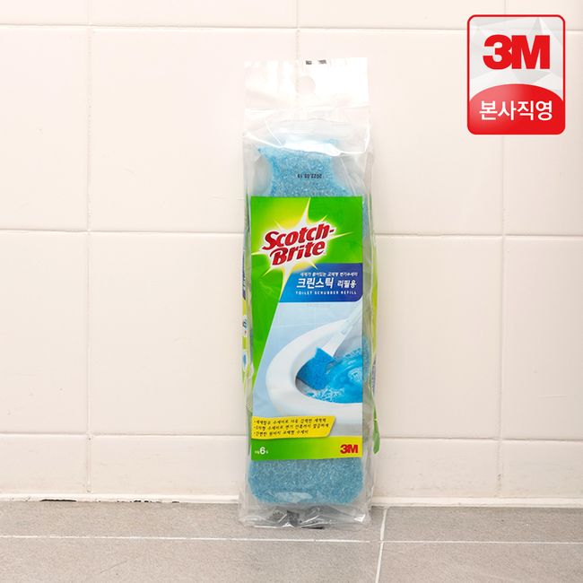 3M Toilet Cleaning Stick Refill 6 Pack Scotchbrite