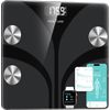 Posture Smart Body Weight Scale Digital BMI Fat Analyzer Bluetooth 400lb Black