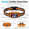 Smart Bark Collar,Anti Barking Device, Beep Vibration and Shock, 11 lbs- 110 lbs