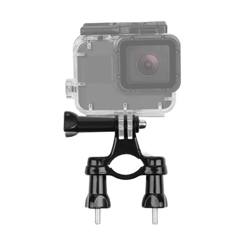 Reflex Camera Bicycle Motorcycle Handlebar Mount Compatible with Go Pro Hero 13-5, D J I Osmo Action, Insta 360 – 360° Adjustable Action Camera Holder for Secure, Stable Filming
