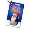 Personalised Any Name Rectangle Christmas Bauble Tree Decoration Gift Present 65