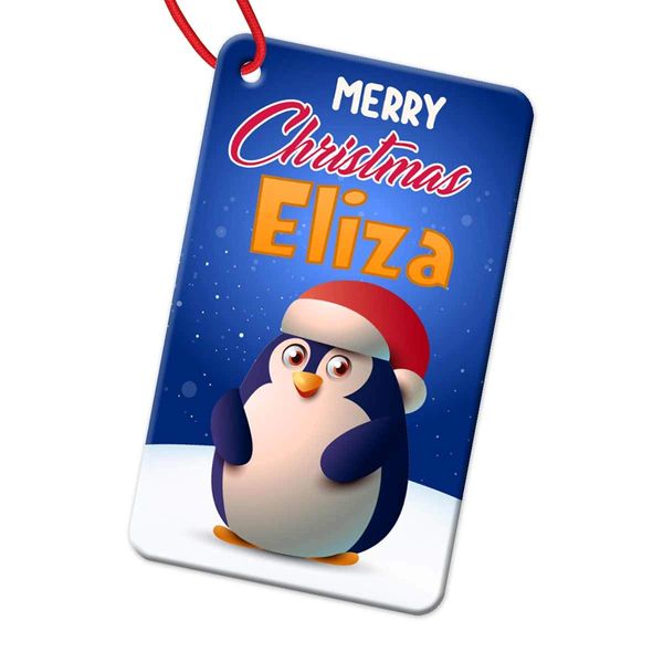 Personalised Any Name Rectangle Christmas Bauble Tree Decoration Gift Present 65