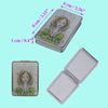 Beaufy Small Magnifying Makeup Compact Mirror Rectangle Handheld Mini Portable -Handbag Pocket Mirrors with 1x 2x Magnification - Double Sided - for Girls Women Men Kids - Pack of 4