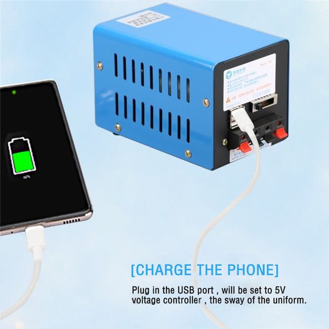 F20 20W Portable Hand Crank Generator Outdoor Emergency USB Charging  Generator 