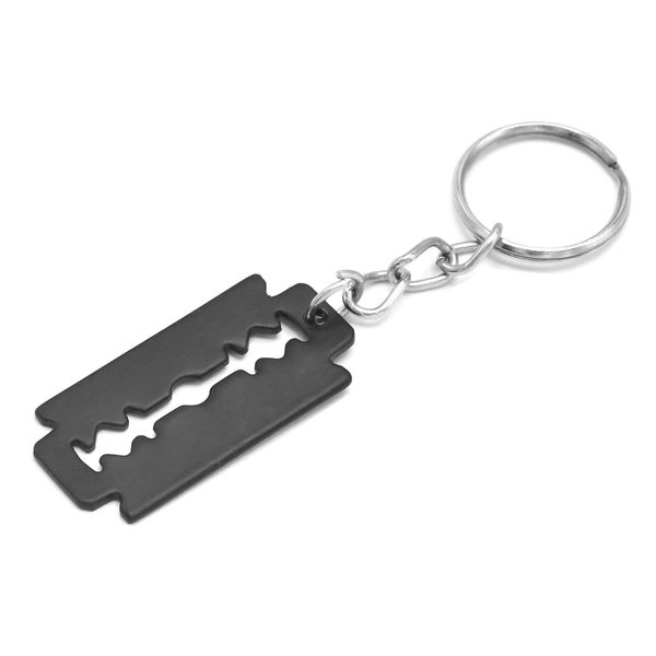 G.S Shaving Blade Keyring Black KC-002