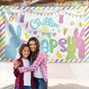 Easter Decorations Happy Easter Peeps Backdrop Spring Bunny Rabbit Banner Happy Easter Peeps Decorations for Home Party