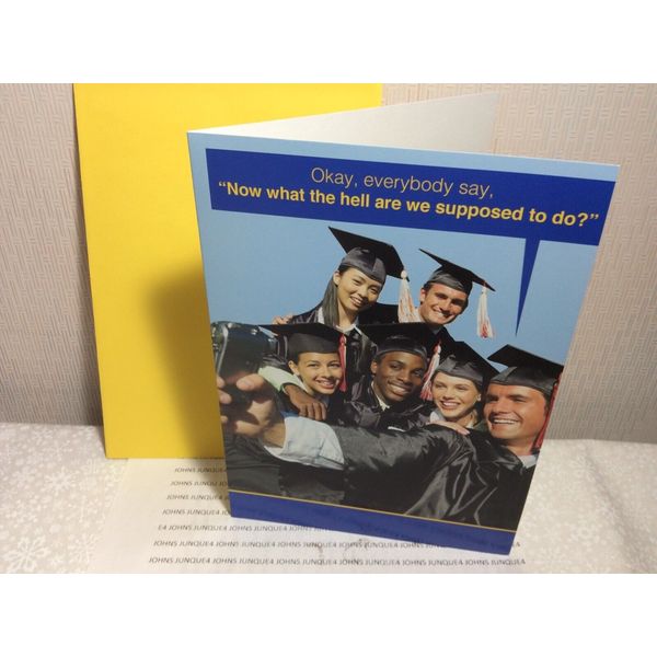 RSVP GRADUATION GREETING CARD New w/Envelope FOR ANYONE “...Awesome Future!”
