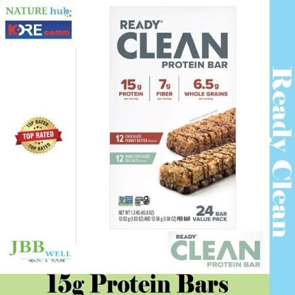 Ready Protein Bar, Chocolate Peanut Butter and Sea Salt, 24-count