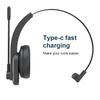 Wireless Headphone Headset Bluetooth Truck Driver Noise Cancelling For Phone PC