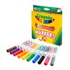 Non-Washable Markers, Broad Point, Classic Colors, 10/Set