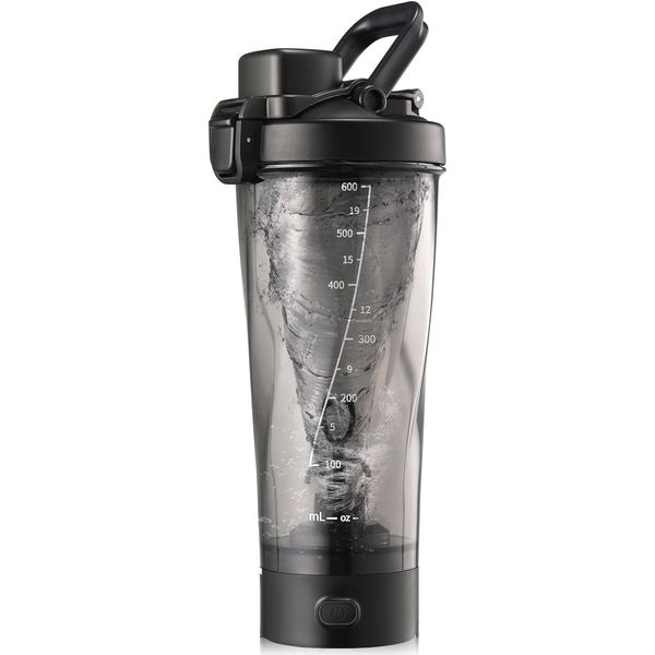 Protein Shaker Flasche, Elektrischer Shaker Cups für Perfekte Cremige Eiweiß Shakes, Aus Tritan - Bpa-Frei, Auslaufsicher Hohe Temperaturbeständigkeit Schlagfestigkeit 24Oz