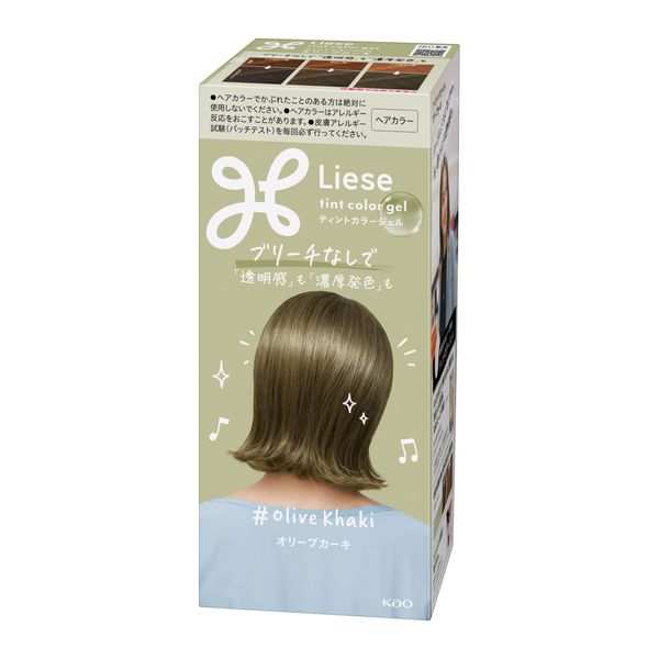 Liese Kao Tint Hair Color Gel Olive Khaki