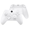 eXtremeRate Full Set Shell Buttons for Xbox Series X & S Controller, White Custom Replacement Side Rails Grips Front Back Plate Cover for Xbox Core Wireless Controller [Controller Excluded]