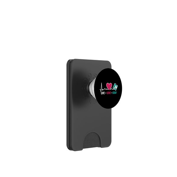 Live Love Xray Rad Tech Technologist Rad Techs Radiology PopSockets PopWallet for MagSafe