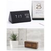 Alarm Clock, Digital Clock, Table Clock, Stylish, Table Clock, Loud Volume, Woodgrain, LED, Digital, Alarm Clock, Alarm Function, Thermometer, Hygrometer, Calendar, Memory Function, USB/Battery