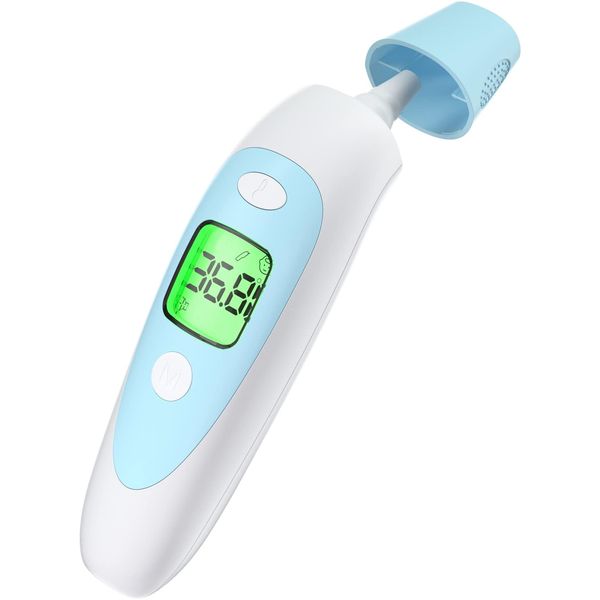 AILE Digital Thermometer for Kids and Adults, Temperature Thermometer for Home Thermometer indoor - ear Thermometer for Children 3-in-1 Mode with Fever Alarm, Memory Function Baby Thermometers