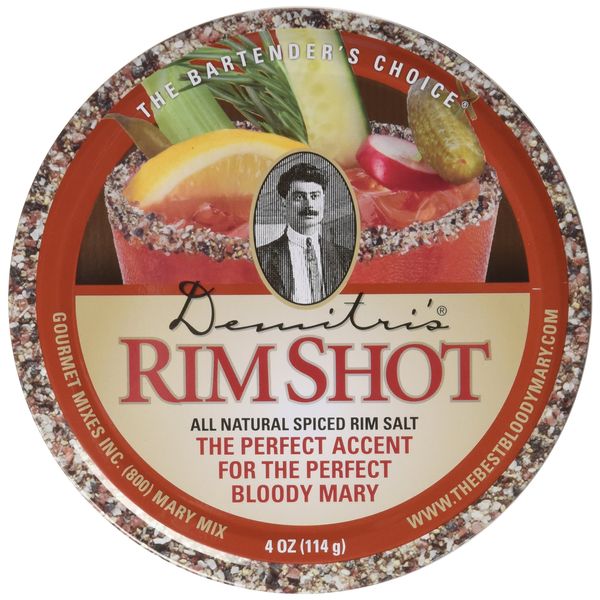 Demitri's Bloody Mary Spiced Rim Salt 4 Oz.