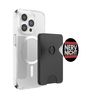 Nerv Nicht funnny grey letters PopSockets PopWallet for MagSafe