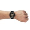 TIME100 Automatic Mechanical Watches for Men Skeleton Square Big Face Wristwatch Adjustable Silicone Strap