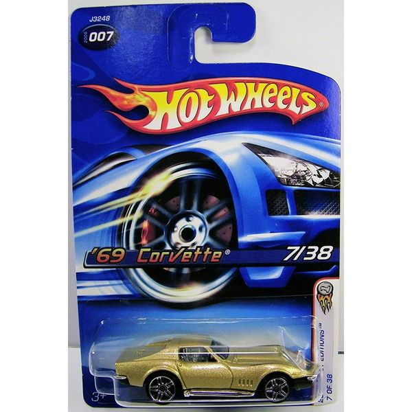 Hot Wheels 2006 First Editions Gold '69 Corvette 7/38