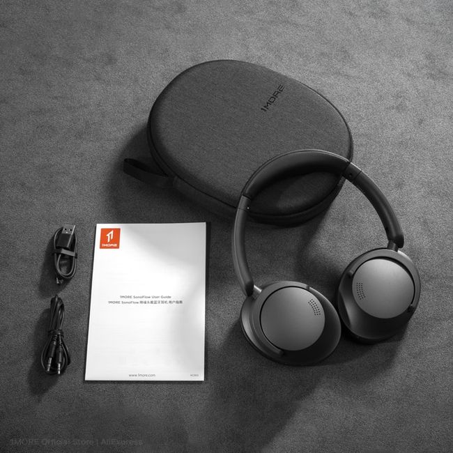 1MORE SonoFlow SE Headphones – Wireless, Noise-Canceling, Affordable
