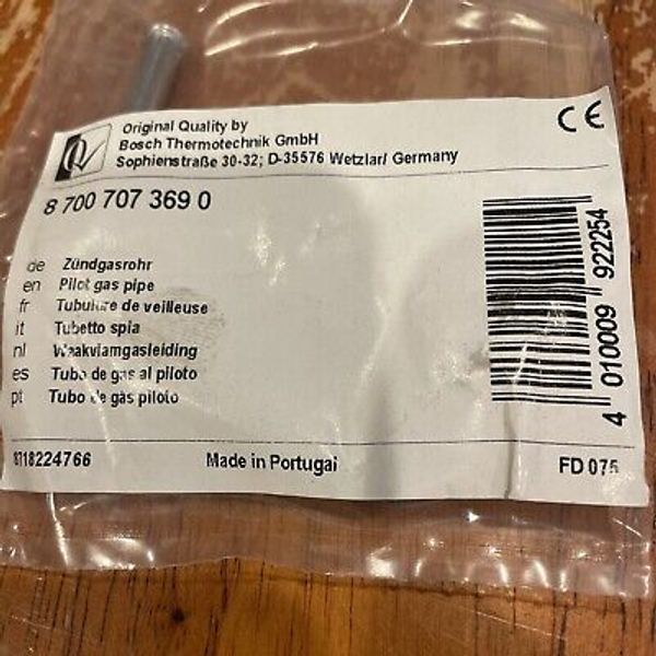 Pilot Gas Pipe 87007076390 PG64/63