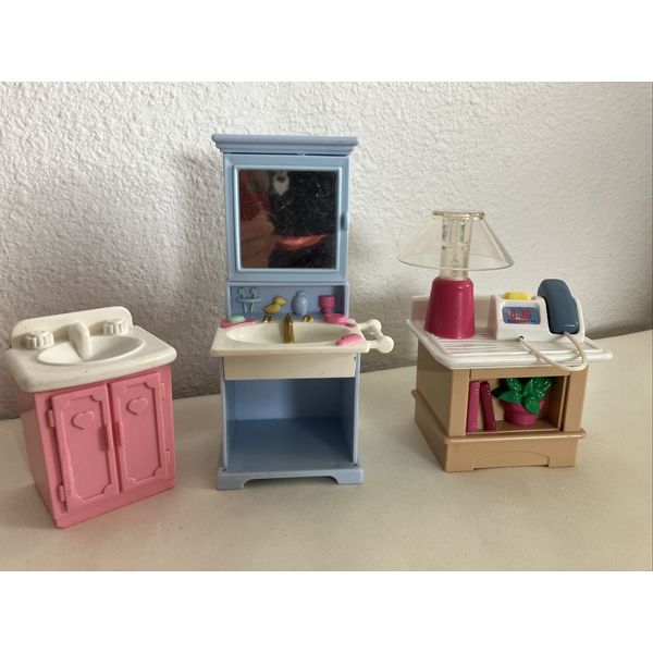 Fisher Price Loving Family Dollhouse Bathroom Vanity Sink Phone