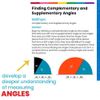 Learning Resources 91052 Mathematics Teaching Material, Angle Knowing Circular Tiles, 36 Pieces, H2M91052, Authentic Product