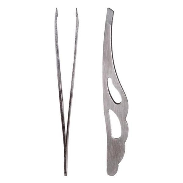 [OFL40O4S] Didishop Curved Stainless Steel Tongs Buni Na